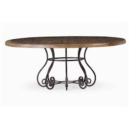 Oval Top Dining Table